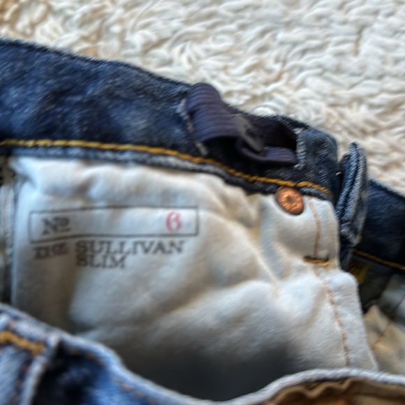 Polo Ralph Lauren Paint-Splatter Sullivan Slim Denim Short size 6 - Picture 5 of 13